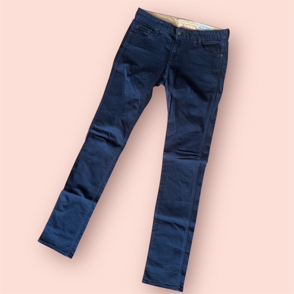 RAG AND BONE NEW YORK VINTAGE NAVY TROUSER PANTS SIZE 29 BOOT CUT LOW RISE
